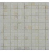 Мозаика FK Marble 30060 Classic Mosaic White Onyx 20-10P 30.5x30.5 белая полированная