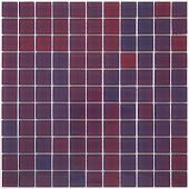 Мозаика Rose Mosaic JS3011 Stripes 32.7x32.7 фиолетовая глянцевая полосы, чип 25x25 квадратный