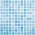Мозаика Vidrepur С0001581 Colors № 501 (на сетке) 31.7x31.7 голубая глянцевая оттенки цвета, чип 25x25 квадратный