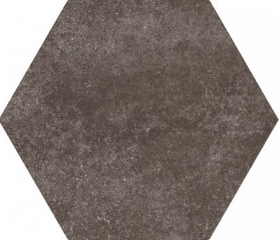 Керамогранит Equipe 22097 Hexatile Cement Mud 17,5х20 коричневый матовый под цемент