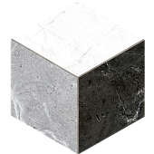 Мозаика Estima Mosaic/VS01_NS/VS02_NS/VS03_NS/25x29/Cube Vision Black 25x29 разноцветная неполированная под камень, чип ромб