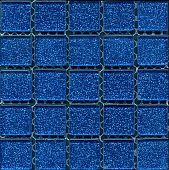 Мозаика Rose Mosaic F132 Shiny 32.7x32.7 синяя глянцевая с искрящимся эффектом, чип 20x20 квадратный