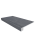 Комплект Estima Set/TE04_NS/33x120/S1 Terra Black Ступень TE04 (33x120) непол. (прямоугол. бортик) + Подступенок (14,5x120) 33x120 черный неполированный под камень