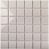 Мозаика Star Mosaic WB30216 / С0003706 Grey Glossy 30.6x30.6 серо-бежевая глянцевая моноколор, чип 48x48 мм квадратный