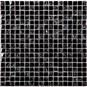 Мозаика NSmosaic No193 EXCLUSIVE 30.5x30.5 черная глянцевая моноколор, чип 15x15 квадратный