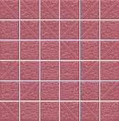 Настенная плитка Kerama Marazzi 21028 Ла-Виллет 30.1x30.1 розовая глянцевая мозаика / узоры