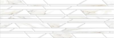 Настенная плитка ALMA Ceramica TWA11NAT014 Nativa 60x20 белая глянцевая под мрамор
