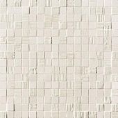 Мозаика Fap Ceramiche Mat&More fOW9 White Mosaico 30.5x30.5 белая матовая под камень