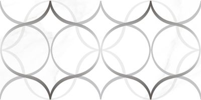 Декоративная плитка Laparet х9999213183 Crystal 60x30 белая глянцевая с орнаментом