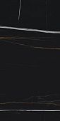 Керамогранит Italon 610015000505 Шарм Делюкс Сахара Нуар Люкс / Charme Deluxe Sahara Noir Lux 80x160 черный глянцевый под мрамор