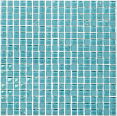 Мозаика NSmosaic S-842 EXCLUSIVE 30.5x30.5 голубая глянцевая моноколор, чип 15x15 квадратный