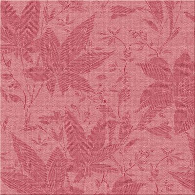 Напольная плитка Azori 501411302 Ирис Бордо 33.3x33.3 розовая матовая флористика