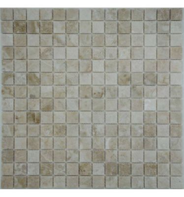 Мозаика FK Marble 35793 Classic Mosaic Cappucino Beige 20-4P 30.5x30.5 бежевая полированная