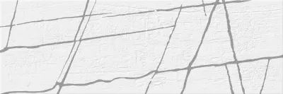 Настенная плитка New Trend WT11CHS00. Chicago White Stone 20x60 белая / серая матовая под камень / полосы