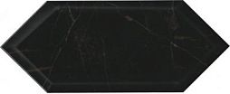 Настенная плитка Kerama Marazzi 35010 Келуш грань 14х34 черная глянцевая под камень