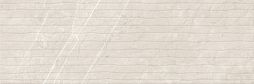 Керамическая плитка Eurotile Ceramica 612 AOF1GY Andora Light Relief 89.5x29.5 бежевая матовая / рельефная под камень