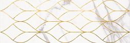 Настенная плитка LASSELSBERGER CERAMICS 1664-0156 Миланезе Дизайн 20х60 белый глянцевый орнамент