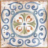 Декор Kerama Marazzi HGD\A152\17000 Виченца Майолика 15х15 бежевый матовый с орнаментом