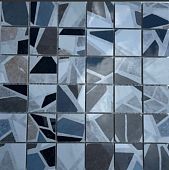 Мозаика Marble Mosaic Square 47x47 Керамогранитная Majestic Pol 30x30 микс полированная под камень, чип 47x47 квадратный