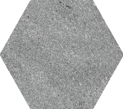 Керамогранит APE 35716 Soft Hexagon Grey 23x26 серый матовый под камень