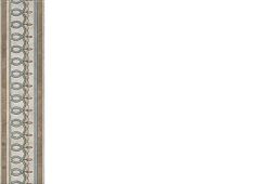 Бордюр Kerama Marazzi HGD\A528\13000TRL Эвора 7.2x30 (9 мм) микс глянцевый с орнаментом