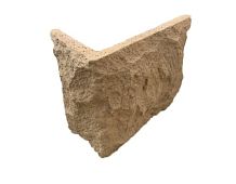 Угловой элемент Zikkurat Монсеррат 1-35-00 10х20 песочный рельефный под кирпич