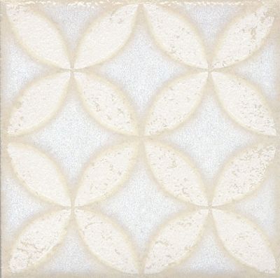 Напольная вставка Kerama Marazzi STG\B401\1266 Амальфи 9.8x9.8 белая матовая с орнаментом