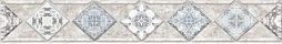 Бордюр ALMA Ceramica BWU58TVS404 Trevis 50x8.2 бежевый матовый под камень / с орнаментом