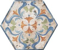 Декор Kerama Marazzi HGD\A157\SG2300 Виченца Майолика 20х23.1 бежевый матовый с орнаментом
