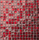 Мозаика Golden Effect GD 16150 (размер чипа 15x15 мм) 32.7x32.7 красная глянцевая моноколор