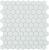 Мозаика Vidrepur С0002967 Nordic Hex № 910 Белая (на сетке) 30.7x31.7 белая глянцевая под мозаику