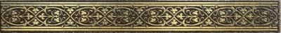 Бордюр настенный Катар 1502-0578 2,8х25 коричневый