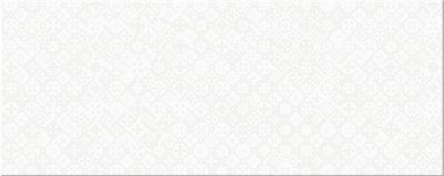 Настенная плитка Azori 502661201 Sanmarco Bianco 20.1x50.5 белая матовая с орнаментом