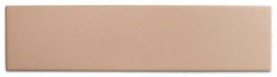 Настенная плитка WOW 127107 Texiture Cotto 6,25x25 розовая матовая моноколор