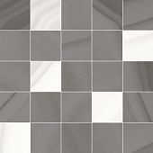 Декоративная плитка Laparet MM34105 х9999281840 Space 25x25 коричневая глазурованная глянцевая под мозаику