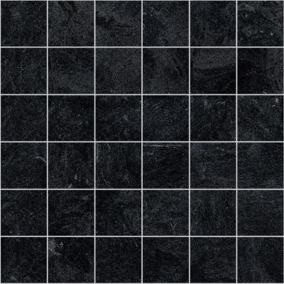 Мозаика Laparet х9999219658 Hard 30x30 черная глазурованная матовая под камень в стиле лофт