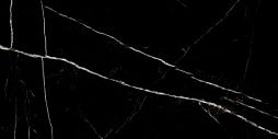 Керамогранит Laparet х9999284965 Black Marquna 60х120 черный полированный глазурованный под мрамор
