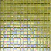Мозаика ROSE MOSAIC WB90 Rainbow (размер чипа 10x10 мм) 31.8x31.8 зеленая глянцевая моноколор перламутр