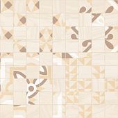 Мозаика Laparet SHN-1 х9999132433 Shine 30x30 бежевая глазурованная матовая / неполированная под мозаику