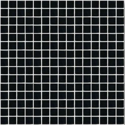 Мозаика ROSE MOSAIC A49 Matrix color 3 (размер чипа 10x10 мм) 31.8x31.8 черная глянцевая моноколор