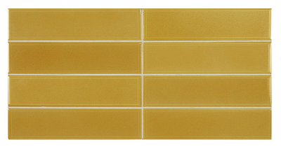 Настенная плитка Equipe 27532 Limit Jaune 6x24,6 желтая глянцевая моноколор