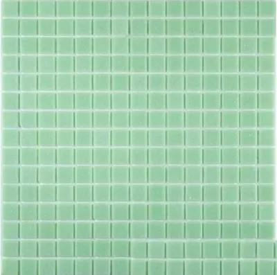 Мозаика Rose Mosaic A212(2) Quartz 32.7x32.7 зеленая глянцевая, чип 20x20 квадратный