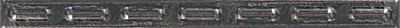 Бордюр карандаш Kerama Marazzi 180 Стежок 20x1.5 металл глянцевый с орнаментом