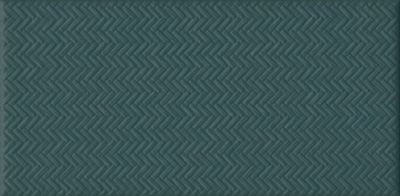 Настенная плитка Kerama Marazzi 19072 Пальмейра 9.9х20 зеленая матовая с орнаментом