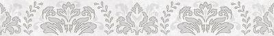 Бордюр Laparet 05-01-1-56-03-06-456-1 х9999123267 Afina 40x5 серый глазурованный глянцевый / неполированный под мрамор