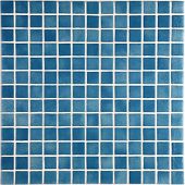 Мозаика Ezarri Niebla 2510-А 31.3х49.5 синяя глянцевая