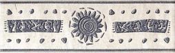 Бордюр Evolution Ceramic SPS-B1-GR Sparta Sun 7,6х25 серый матовый под камень античность