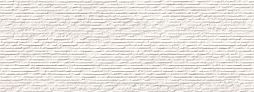 Настенная плитка Peronda 5040727495 Grunge White Stripes/R 32x90 белая матовая / структурированная под бетон / цемент
