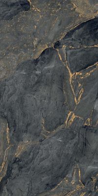 Керамогранит Primavera CR215 Stoneart Gold carving 60x120 черный / серый / золотой карвинг / рельефный под мрамор