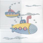 Декор Kerama Marazzi VT/A375/5009 Бон Вояж «Подводная лодка» 20x20 микс с изображением